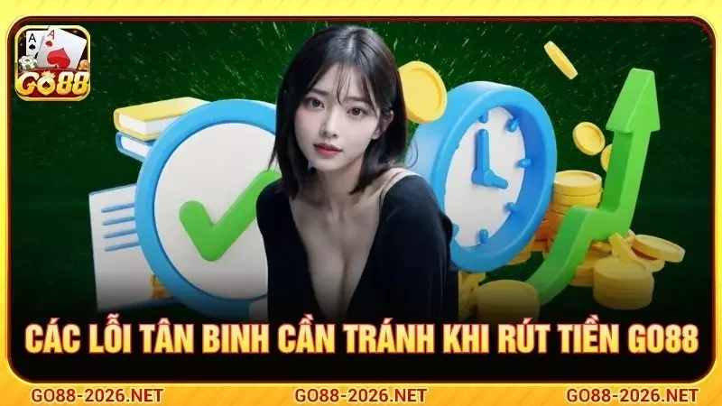 Rút Tiền Go88 - Hướng Dẫn Giao Dịch Nhanh Và An Toàn 4 Các lỗi tân binh cần tránh khi rút tiền GO88