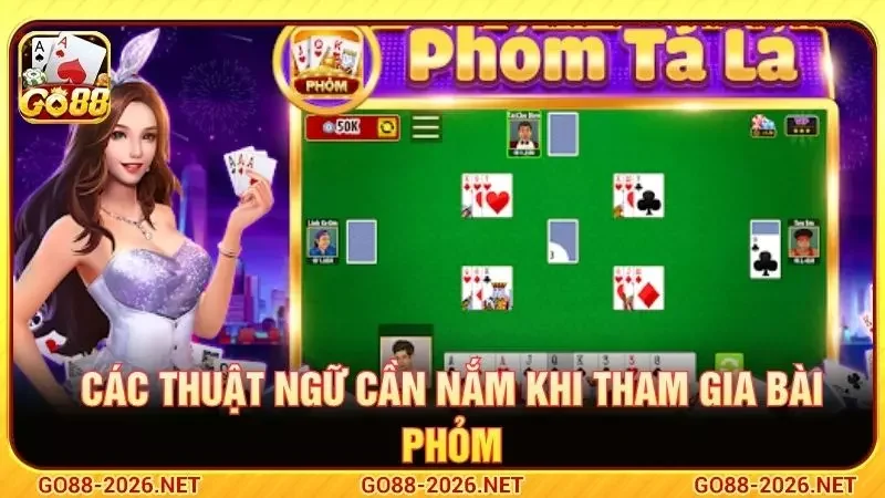 Các thuật ngữ cần nắm khi tham gia bài phỏm