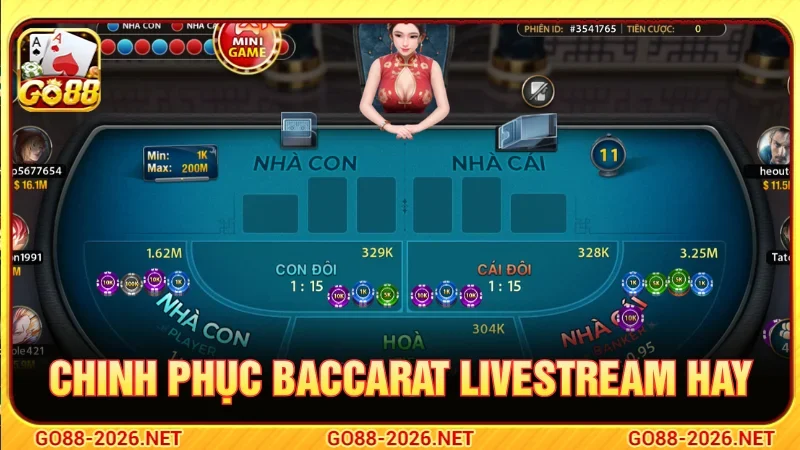 Cách chinh phục Baccarat Livestream hiệu quả từ chuyên gia