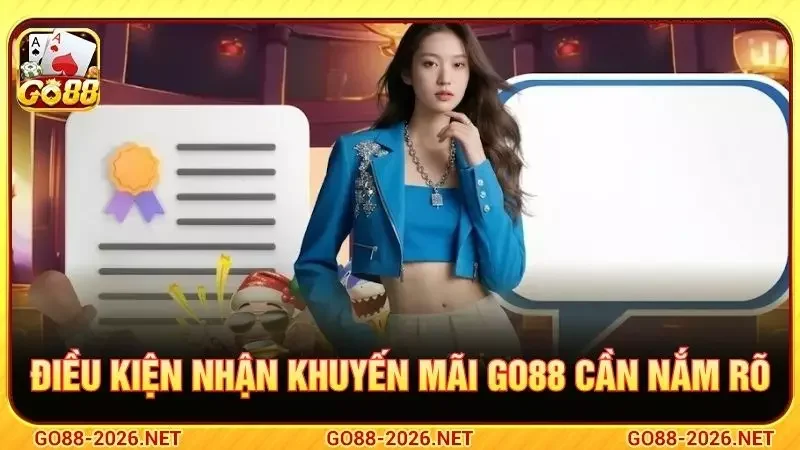 Khuyến Mãi Go88 - Tổng Hợp Ưu Đãi Hấp Dẫn Mới 2026 2 Điều kiện nhận khuyến mãi GO88 cần nắm rõ