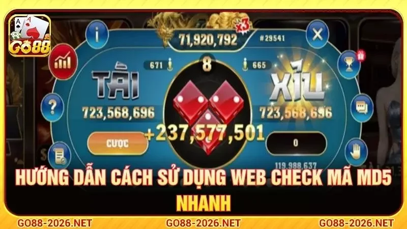 Hướng dẫn cách sử dụng web check mã MD5 nhanh