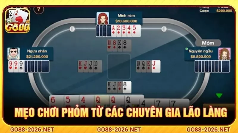 Mẹo chơi phỏm từ các chuyên gia lão làng