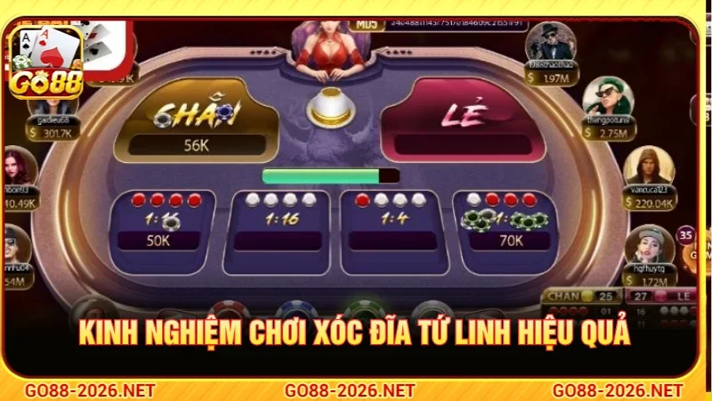 Xóc Đĩa Tứ Linh-Luật Chơi, Tỷ Lệ Thưởng & Kinh Nghiệm Cược 4 Những mẹo chơi xóc đĩa tứ linh tại gO88